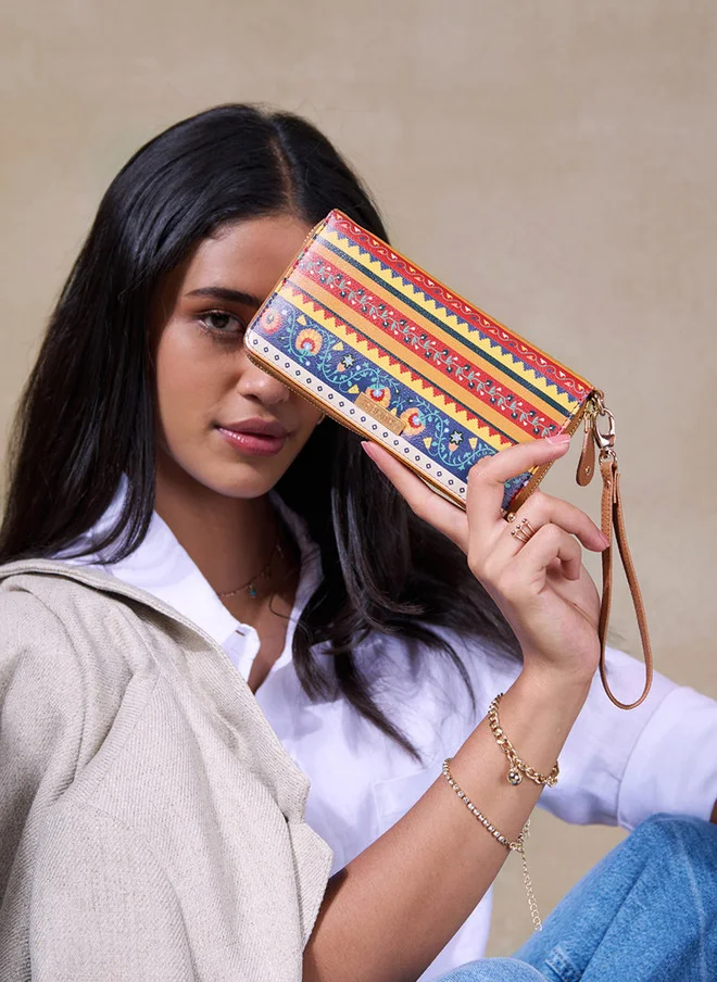 Chumbak  The Jaipur Money Bag Wallet - Floral | Digital Nomad for Women | Best Price UAE