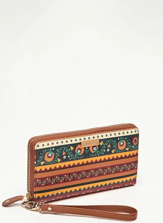 تشومباك The Jaipur Money Bag wallet - Floral | Digital Nomad