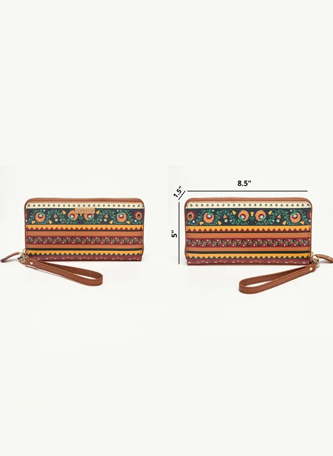 Chumbak  The Jaipur Money Bag Wallet - Floral | Digital Nomad for Women | Best Price UAE