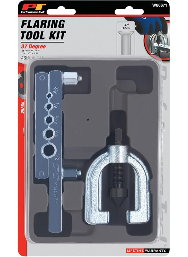 Performance Tool W80671 37 Degree Flaring Tool For An And Jic Fittings, Silver - Image 5