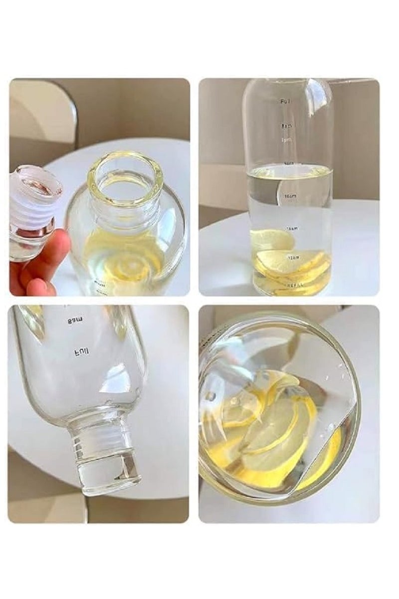 500ml Water Bottle with Time Markers - Reusable  - Image 3