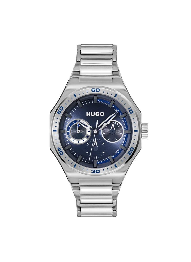 HUGO Grail Sport Steel Strap Analog Watch