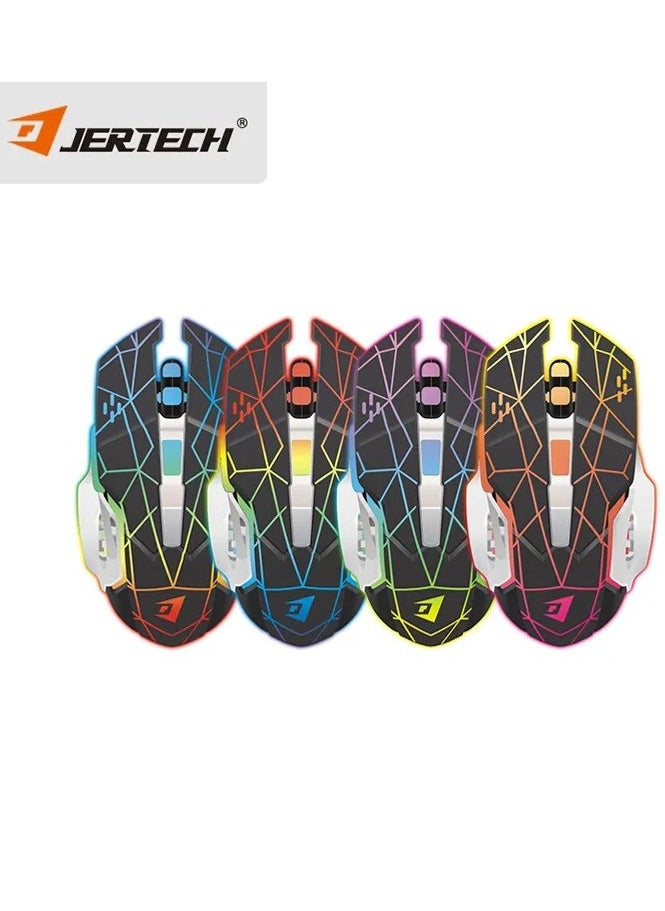 Generic - Gaming Wireless Mouse W200 - RGB Colorful Lights & Ergonomic Design - High Performance and Accurate Response Speed - Image 1