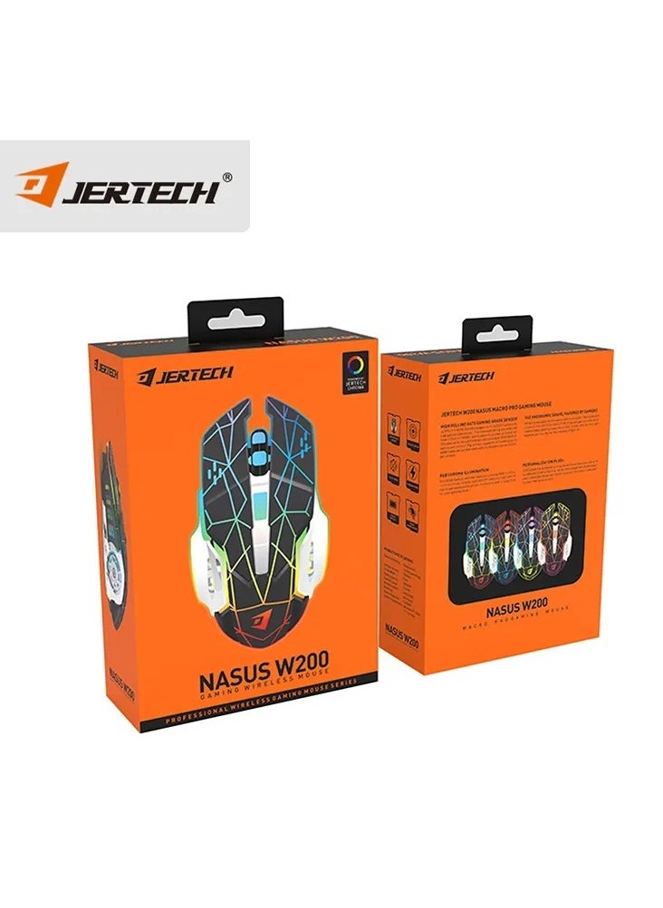 Generic - Gaming Wireless Mouse W200 - RGB Colorful Lights & Ergonomic Design - High Performance and Accurate Response Speed - Image 1