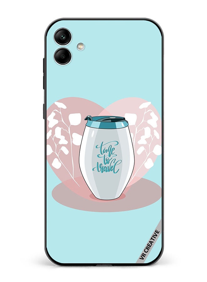 VR CREATIVE Protective Case Cover For Samsung Galaxy A04 Travel Mug Design Multicolour - Image 1