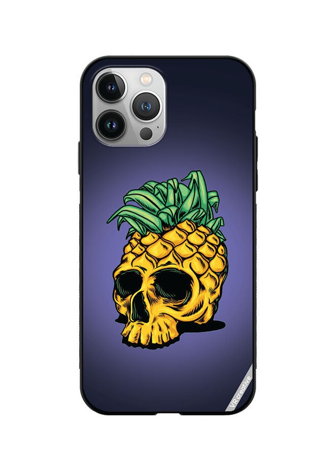 VR CREATIVE Protective Case Cover For Apple iPhone 11 Pro Max Pineapple Skull Design Multicolour - Image 1