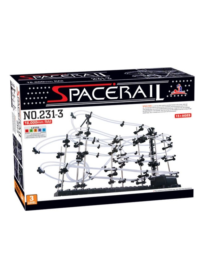 SPACERAIL SpaceRail 343 pcs, Level 3 Game, Marble Roller Coaster Kit  - Image 1