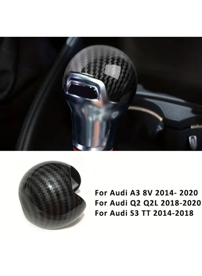 غطي مقبض ناقل الحركة من ألياف الكربون النوع B لموديلات أودي 2020-2024 - Image 1
