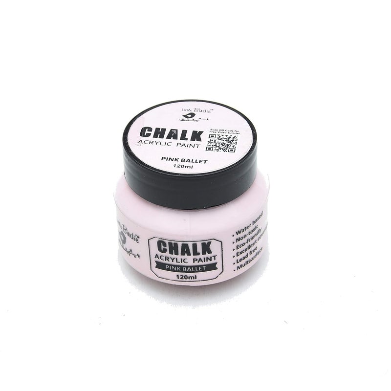 Little Birdie إيتسي بيتي - طلاء أكريليك بالطباشير لتزيين المنزل 120 مل - باليه وردي - Image 2