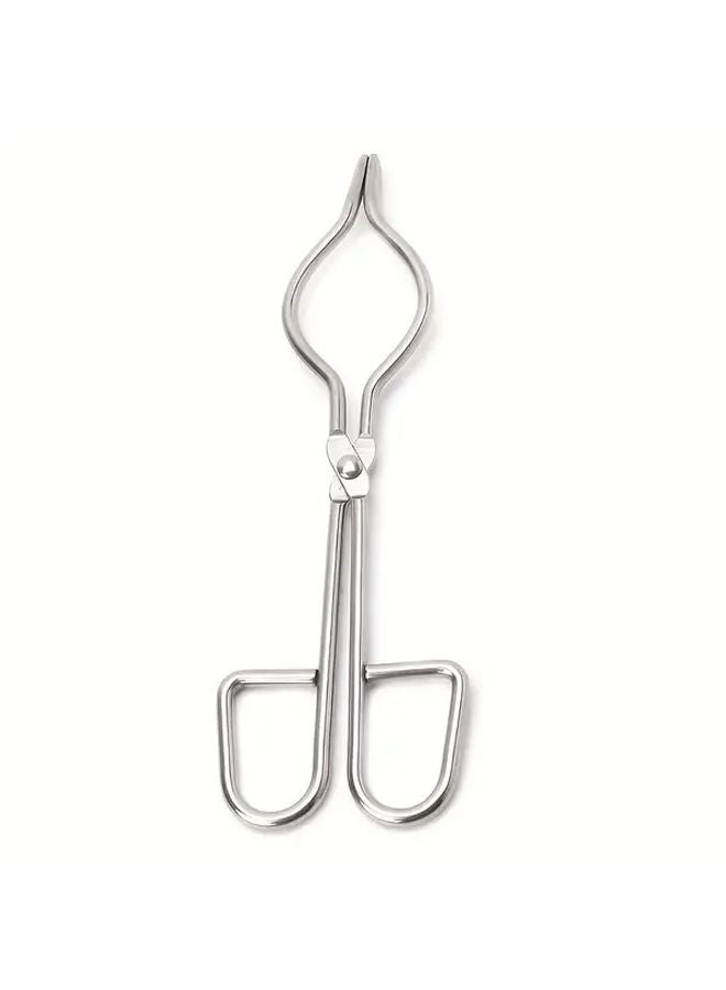 15.75 Inch Heavy Duty Stainless Steel Crucible Clamp With Heat Resistant Handle - Image 1