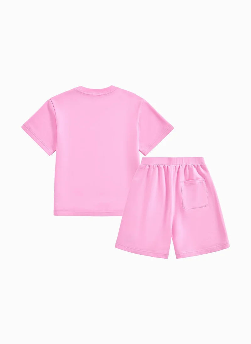 بالابالا Kids Unisex Knit Short Sleeve Suit