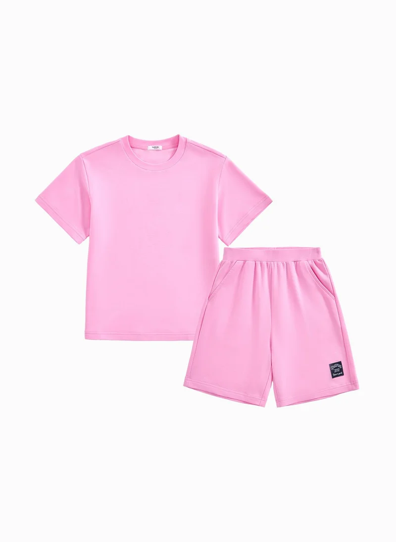 بالابالا Kids Unisex Knit Short Sleeve Suit