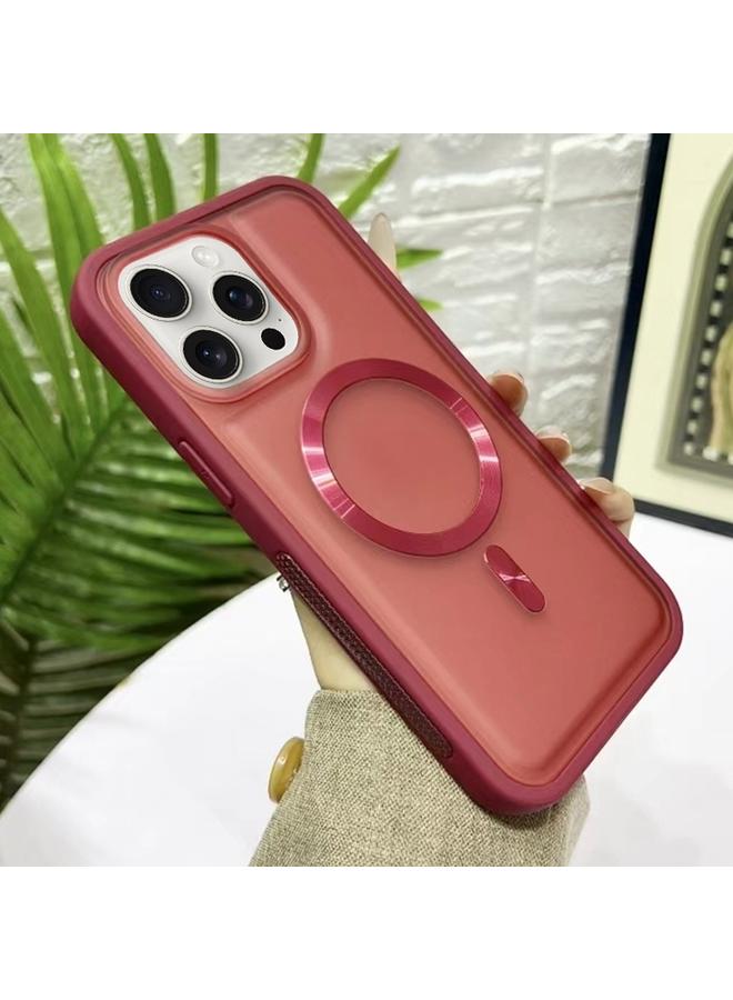 اس-توب جراب لهاتف iPhone 13 Pro Max Bread 3 في 1 MagSafe Acrylic Hybrid Silicone جراب هاتف - Image 1