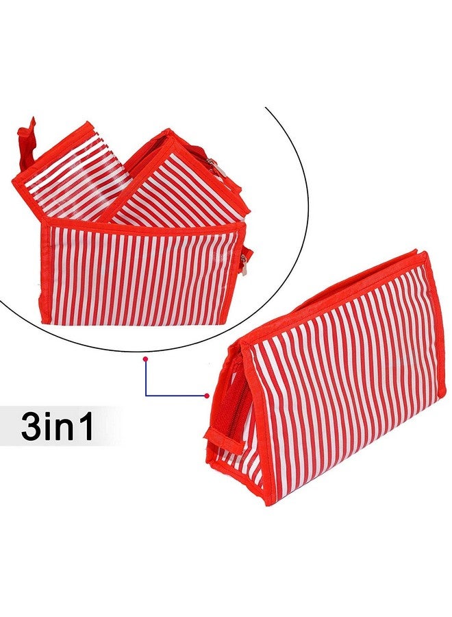 PRISMAXIC 3 - Set Travel Makeup Pouch Toiletry Cosmetic bag travelling pouch makeup kit (Multi-colored) - Image 5