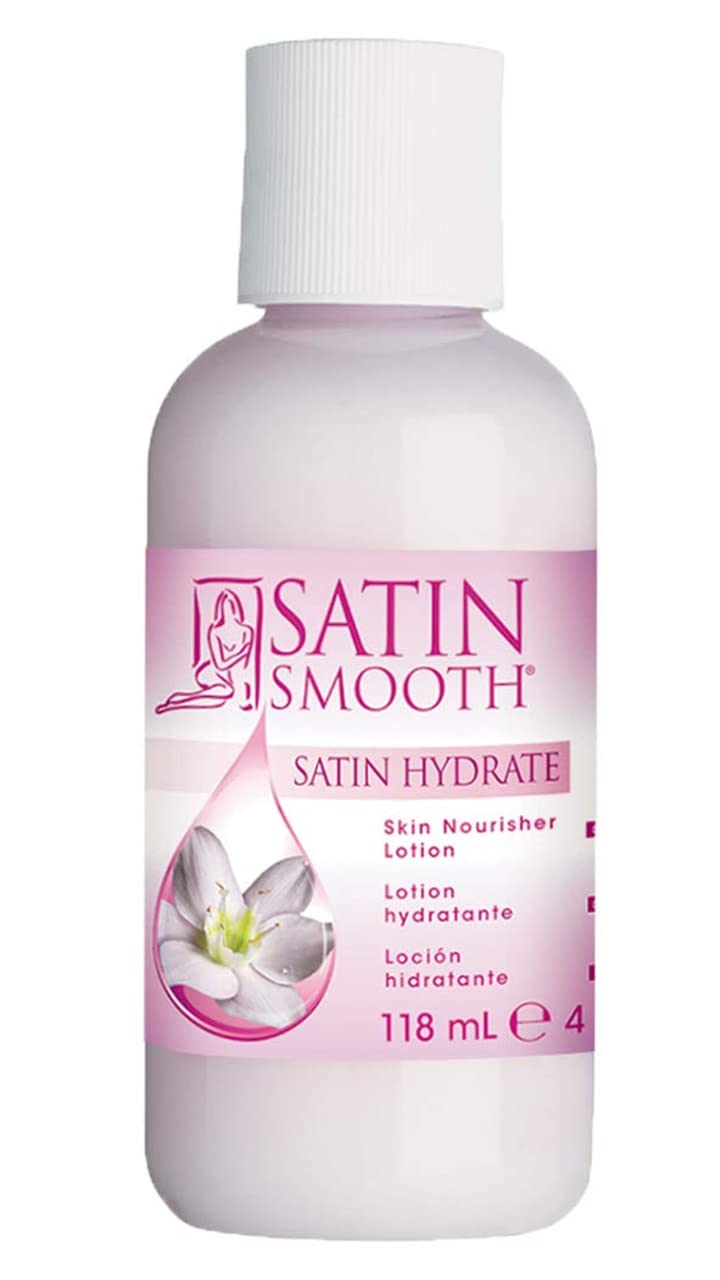 Satin Hydrate Skin Nourisher Lotion Post Waxing Treatment Daily Moisturizer 4 oz