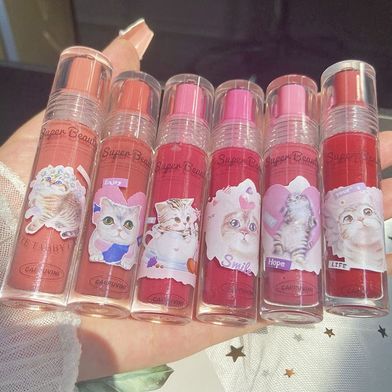 Cappuvini Cat Lip Gloss – Lip Essence Oil with Mirror Finish - Image 3