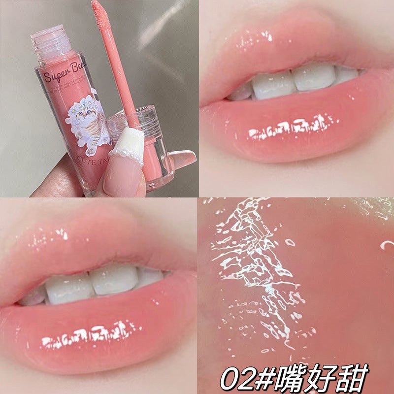 Cappuvini Cat Lip Gloss – Lip Essence Oil with Mirror Finish - Image 1