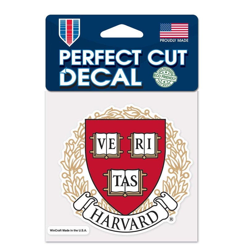 Wincraft NCAA Harvard College Perfect Cut Color Decal, 4" x 4" - Image 4