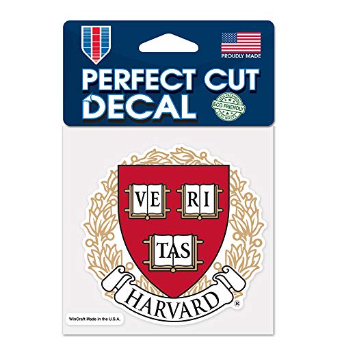 Wincraft NCAA Harvard College Perfect Cut Color Decal, 4" x 4" - Image 1