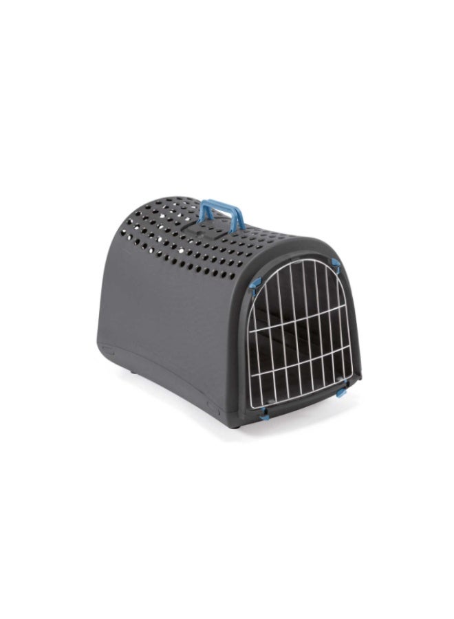 IMAC Linus Carrier for Cats and Dogs - Second Life Plastic - 50 x 32 x 34.5cm[Color - Black]