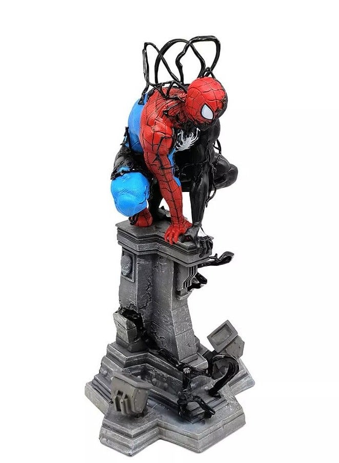SPIDERMAN Spider Man Statue Figure LED 15in PVC Statue Model - Image 5