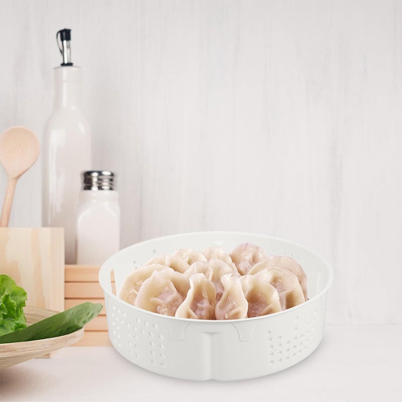 Tiered cost purchase alternatives Reusable Plastic Steamer Basket for Rice Cooker, Steaming Basket Insert for Vegetables and Dumplings, Steamer Stand Compatible Electric Pot Cooking Global production standard crafted - Image 4