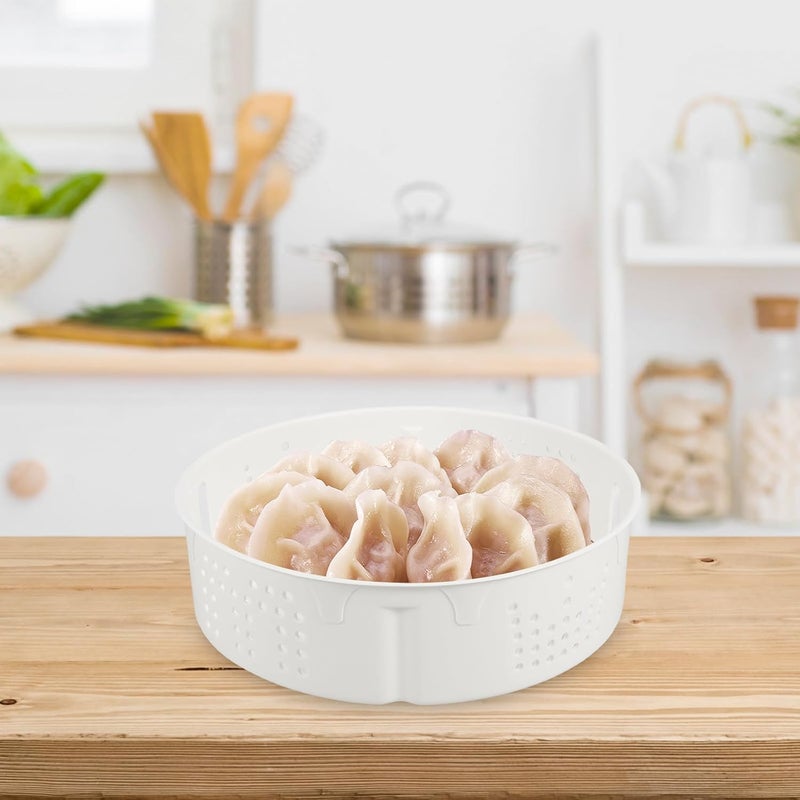 Tiered cost purchase alternatives Reusable Plastic Steamer Basket for Rice Cooker, Steaming Basket Insert for Vegetables and Dumplings, Steamer Stand Compatible Electric Pot Cooking Global production standard crafted - Image 5