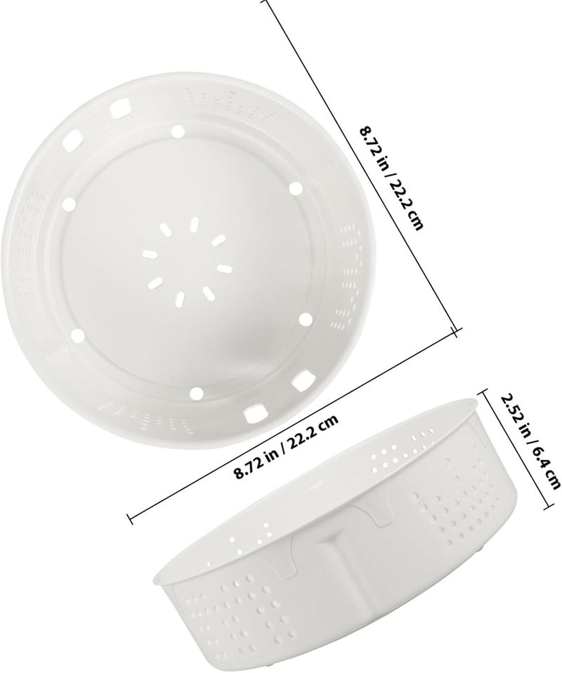 Tiered cost purchase alternatives Reusable Plastic Steamer Basket for Rice Cooker, Steaming Basket Insert for Vegetables and Dumplings, Steamer Stand Compatible Electric Pot Cooking Global production standard crafted - Image 2