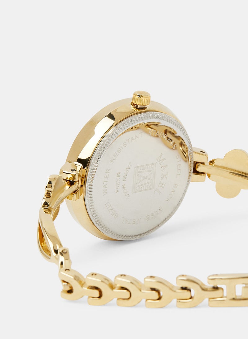 Maxel Women's Fashion Waterproof Luxury Analog Wrist Watch MX517 - 28mm - Image 4