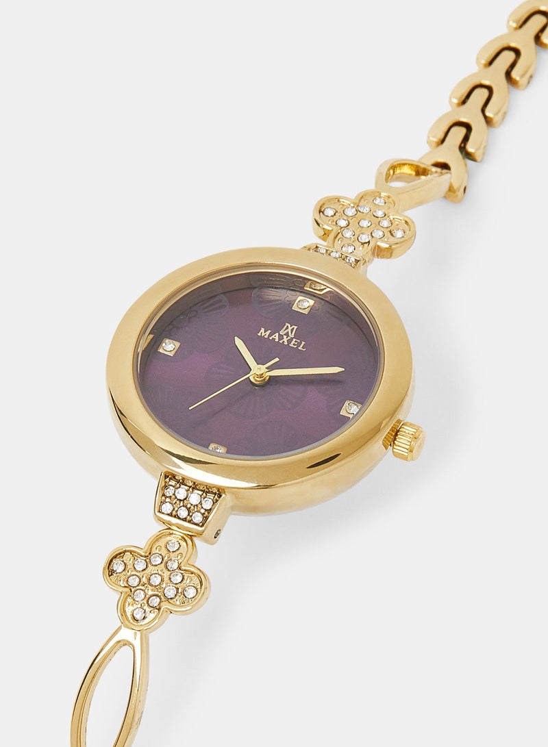 Maxel Women's Fashion Waterproof Luxury Analog Wrist Watch MX517 - 28mm - Image 2