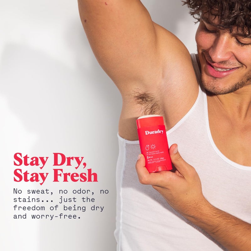 Duradry Clinical-Strength Antiperspirant Deodorant for Women and Men â€“ Clean Formula with Natural Ingredients for Odor and Excessive Sweat Protection â€“ Barca (SweetWater + Sea Salt) - pack of 2 - Image 2