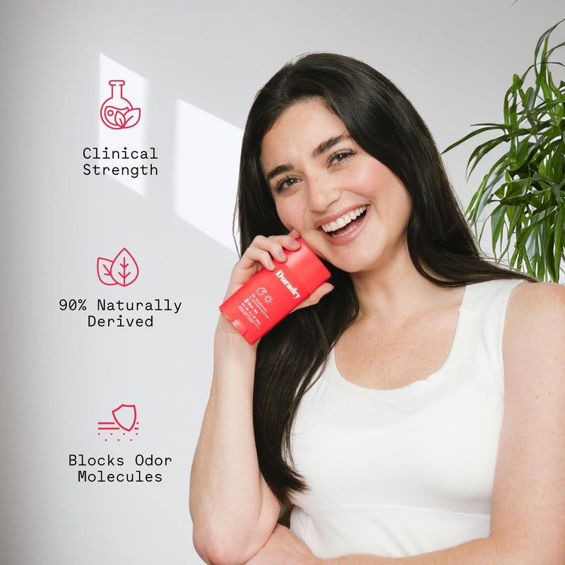 Duradry Clinical-Strength Antiperspirant Deodorant for Women and Men â€“ Clean Formula with Natural Ingredients for Odor and Excessive Sweat Protection â€“ Barca (SweetWater + Sea Salt) - pack of 2 - Image 5