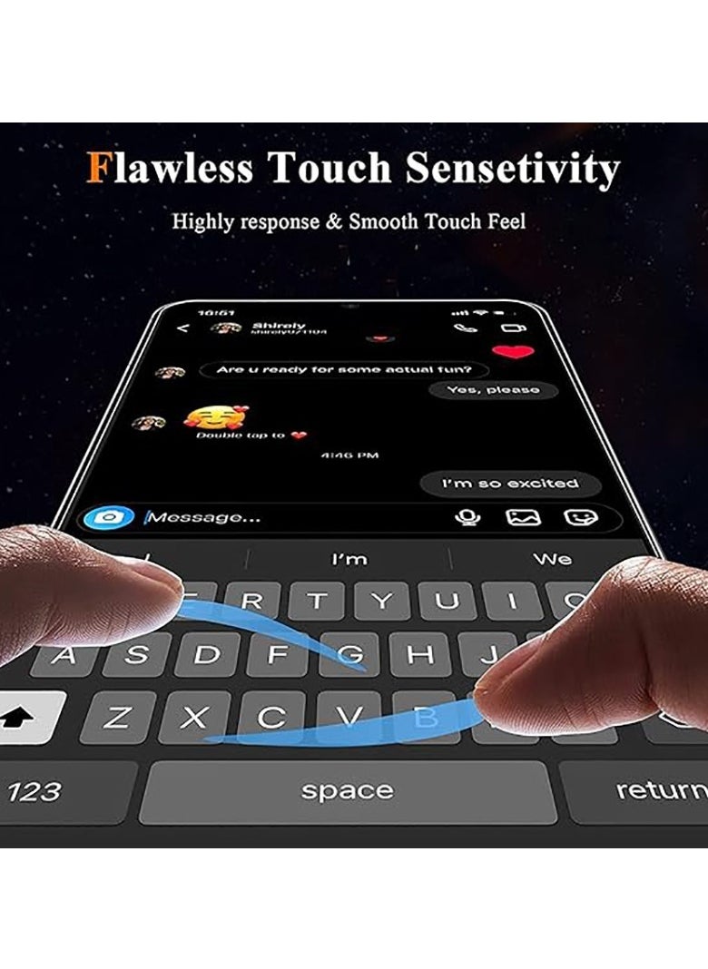 Generic - 2 Pack Glass Screen Protector for Samsung Galaxy S25 Ultra 【Support Fingerprint Unlock】, HD High definition transparent anti-scratch, no bubbles, easy to instal - Image 1