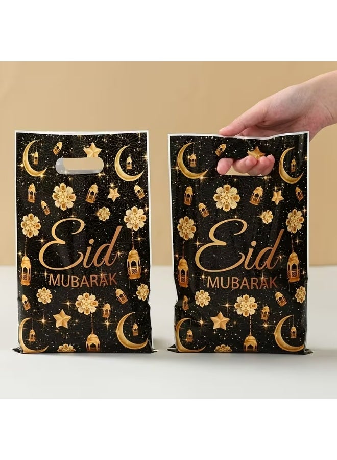 Kandid حقائب هدايا يدوية 10 قطع لشهر رمضان والعيد [أسود] - Image 3