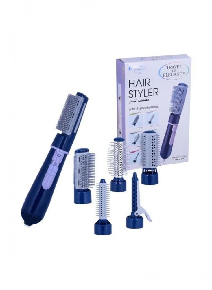 Tescom Hair Dryer Styler Model 8789 - 5 Pieces