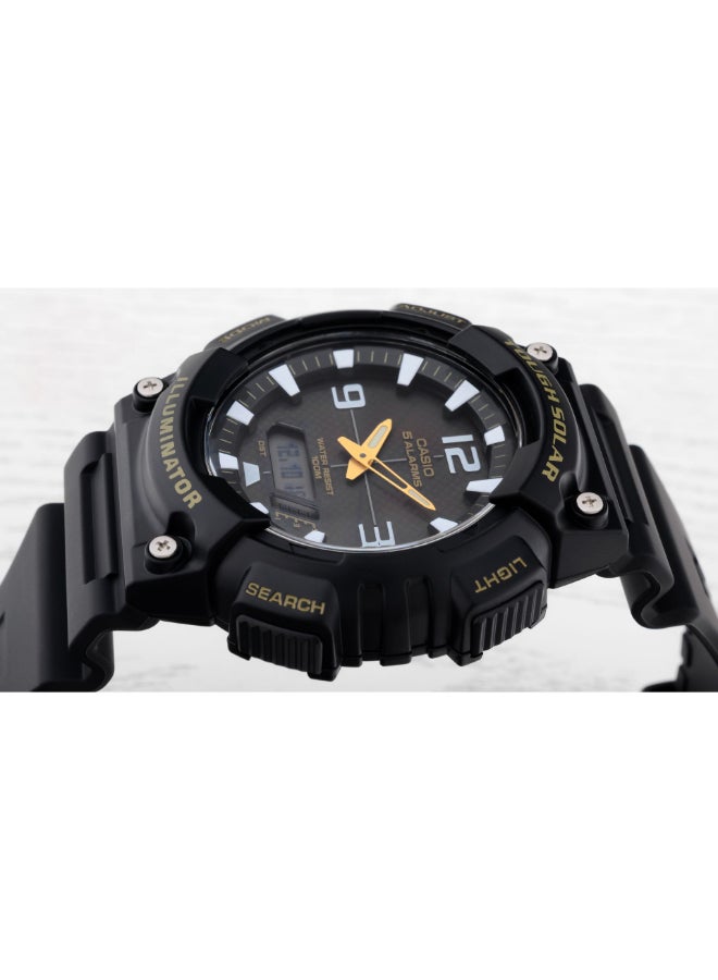 CASIO Men Analog & Digital Watch AQ-S810W-1BVEF - 47 mm - Black - Image 5