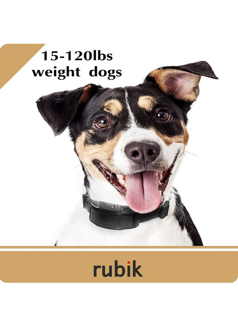 Rubik - Anti Bark Collar, Upgraded Electronic Dog No Bark Anti Bark Shock Control Pet Training Collar with 7 Levels Button Adjustable Sensitivity Control, for Small, Medium, Large Dogs - Image 1