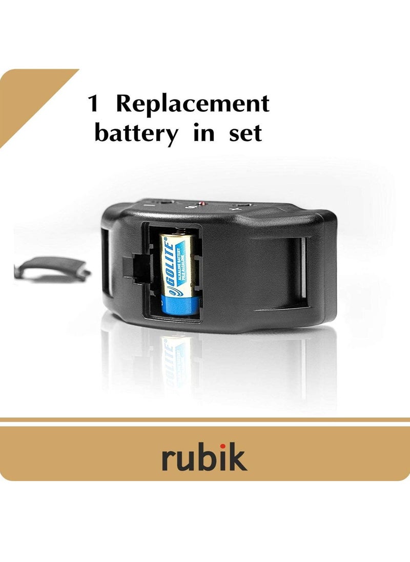 Rubik - Anti Bark Collar, Upgraded Electronic Dog No Bark Anti Bark Shock Control Pet Training Collar with 7 Levels Button Adjustable Sensitivity Control, for Small, Medium, Large Dogs - Image 1