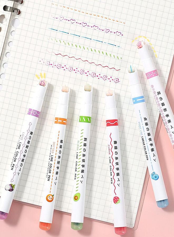 Generic 6 pieces colorful flower pen Student supplies Children's brush - Image 2