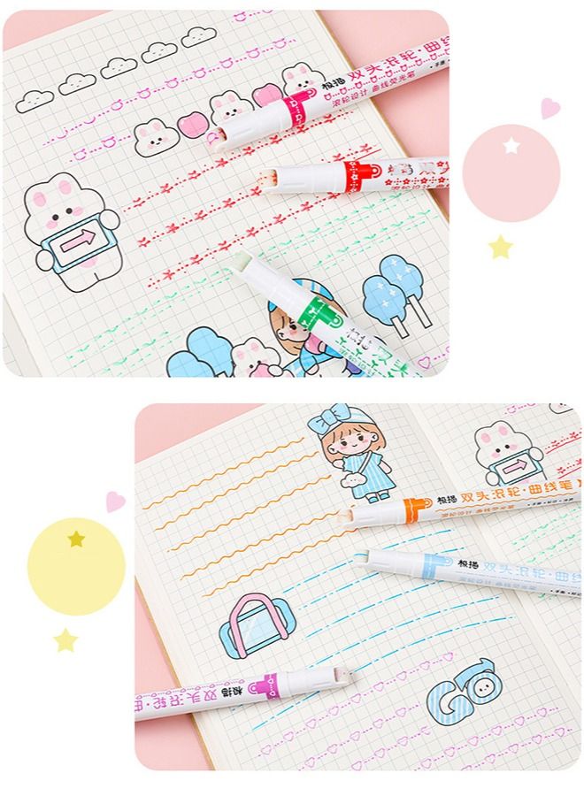 Generic 6 pieces colorful flower pen Student supplies Children's brush - Image 4