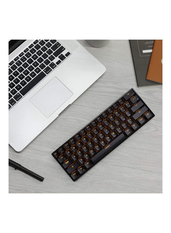 NIBEMINENT 61 Keys Mini Mechanical Keyboard Black  - Image 3
