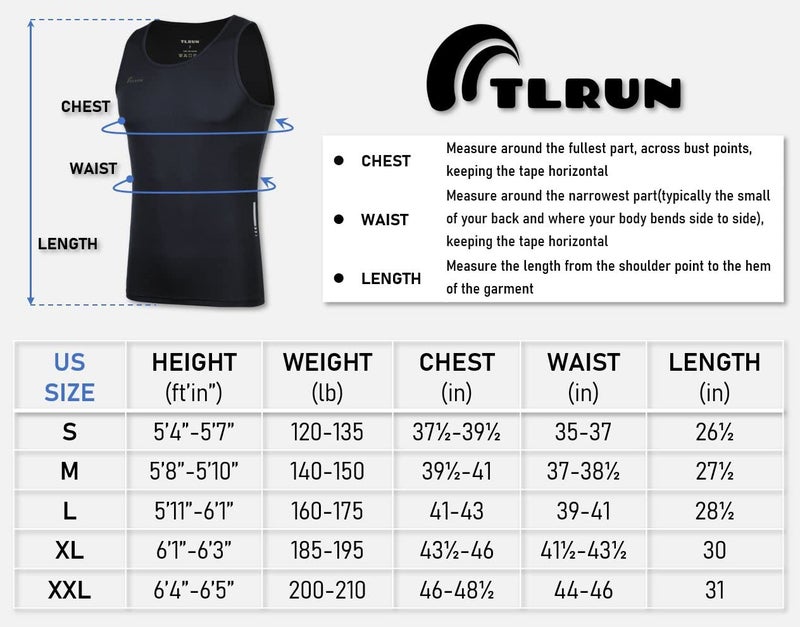 TLRUN Men's Running Tank Top Ultra Lightweight Marathon Singlet Shirts Dry Fit Workout Sleeveless T-Shirts(Small Black) - Image 4