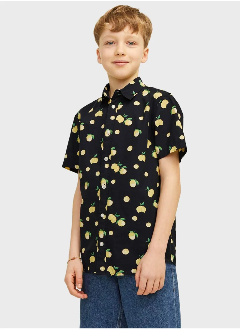 Jack & Jones Junior Youth Unshade Aop Shirt