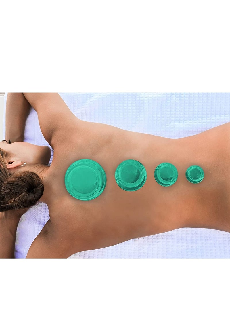 SYOSI Cupping Therapy Sets Silicone Professional Studio and Home Use Set, Stronger Suction Best for Myofascial Massage, Muscle, Nerve, Joint Pain Relief, Chinese  - Image 3