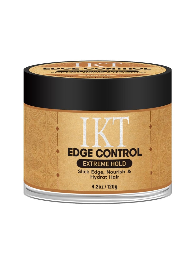 IKT Edge Control for Women, Non-greasy Edge Control Smoother Extra Hold Edge Tamer, No Flaking＆ No White Residue, For All Hair Types 4.2Oz - Image 1