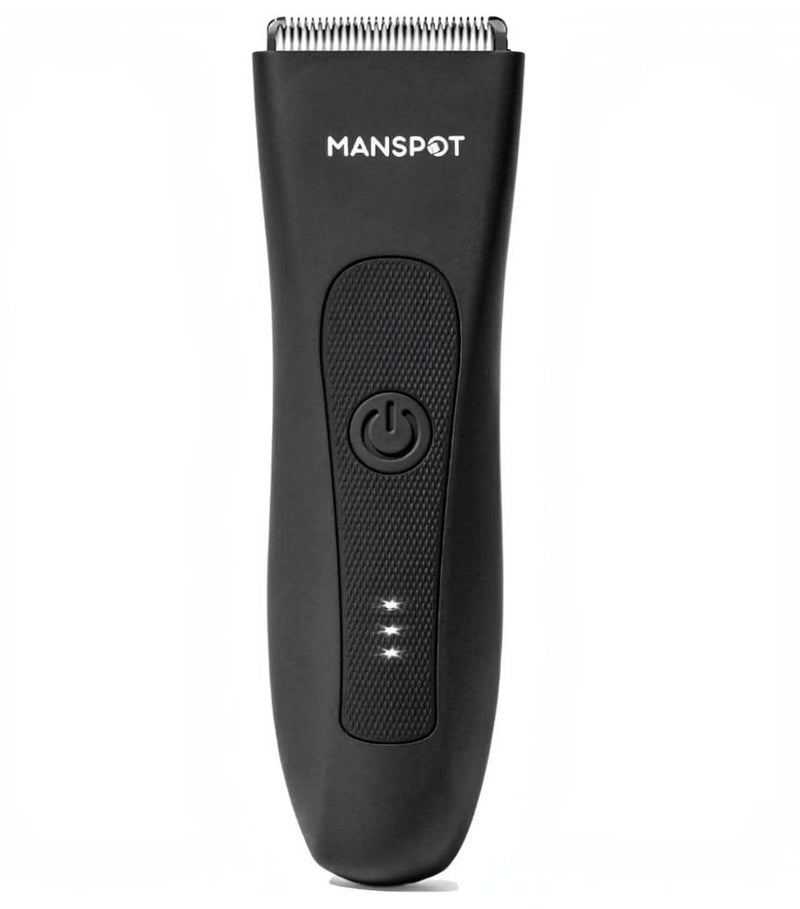 MANSPOT Premium Men's Body Trimmer, Waterproof, Anti Nick Shaving, Electric Groin & Body Hair Groomer with Ceramic Blades, 7000 RPM Moto,  4 Versatile Guard Combs &  LED Battery Indicator - Image 3