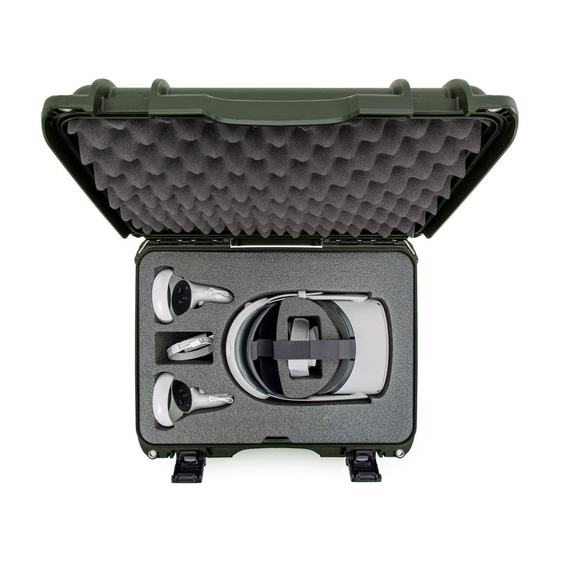 Nanuk 925 Waterproof Hard Case with Foam Insert for Oculus Quest 2 - Olive - Image 5