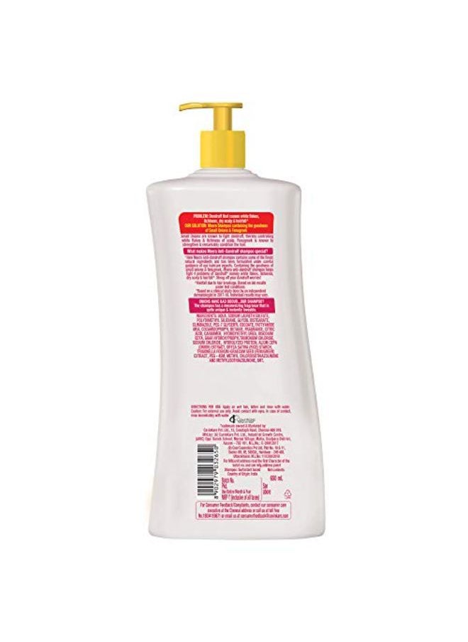 MEERA Anti Dandruff Shampoo,White,650Ml  - Image 3