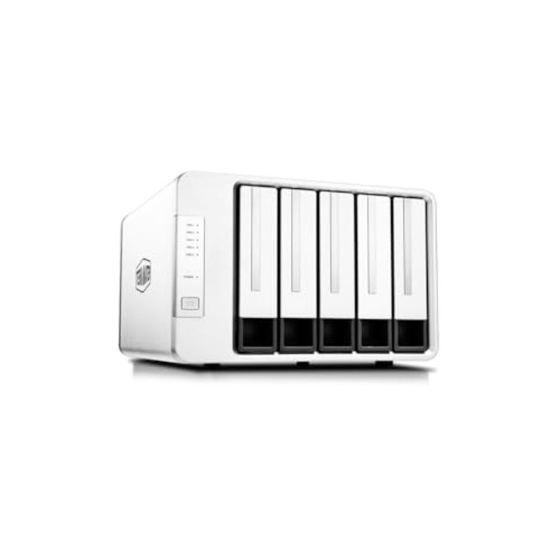 D5-310 5-Bay Hardware RAID Enclosure, USB-C, 120TB, Diskless RAID 5/0/1/10 and hot spare, up to 120TB and 220MB/s, plus temperature-controlled cooling and free backup software. - Image 1