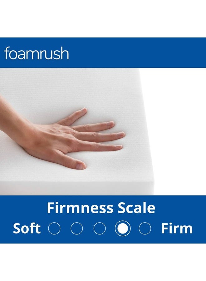 FoamRush 5" x 24" x 27" Upholstery Foam High Density Firm Foam Soft Support (Chair Cushion Square Foam for Dinning Chairs, Wheelchair Seat Cushion Replacement) - Image 3